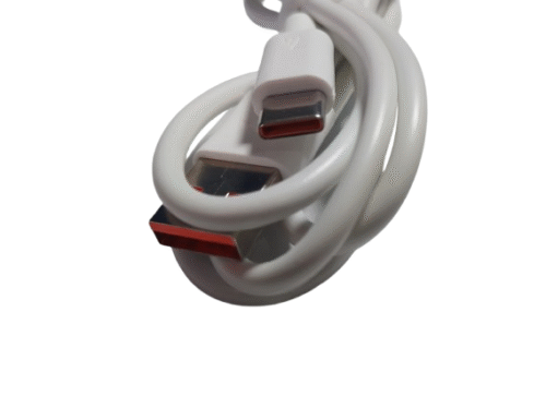Cabo USB tipo C branco