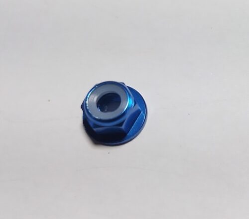 Porca M5 azul para motor de drone racing - Imagem 2