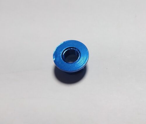 Porca M5 azul para motor de drone racing - Imagem 3