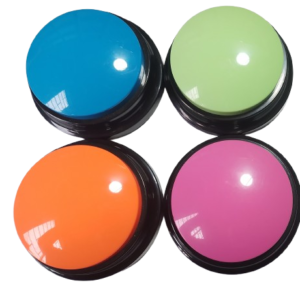 Kit 4 botões para ensinar animal a interagir