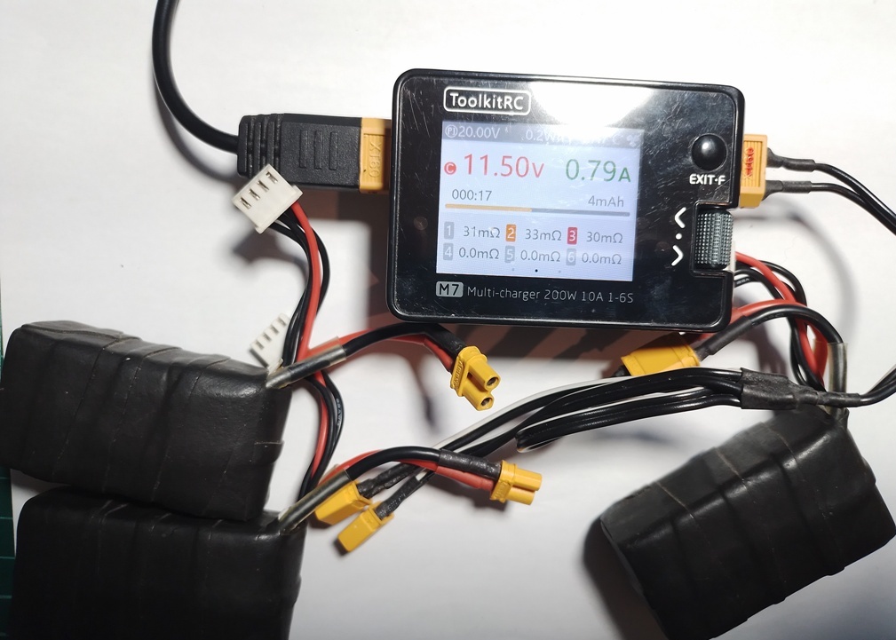 Kit 3 baterias Tattu 850 mAh 75C 3S - Imagem 4