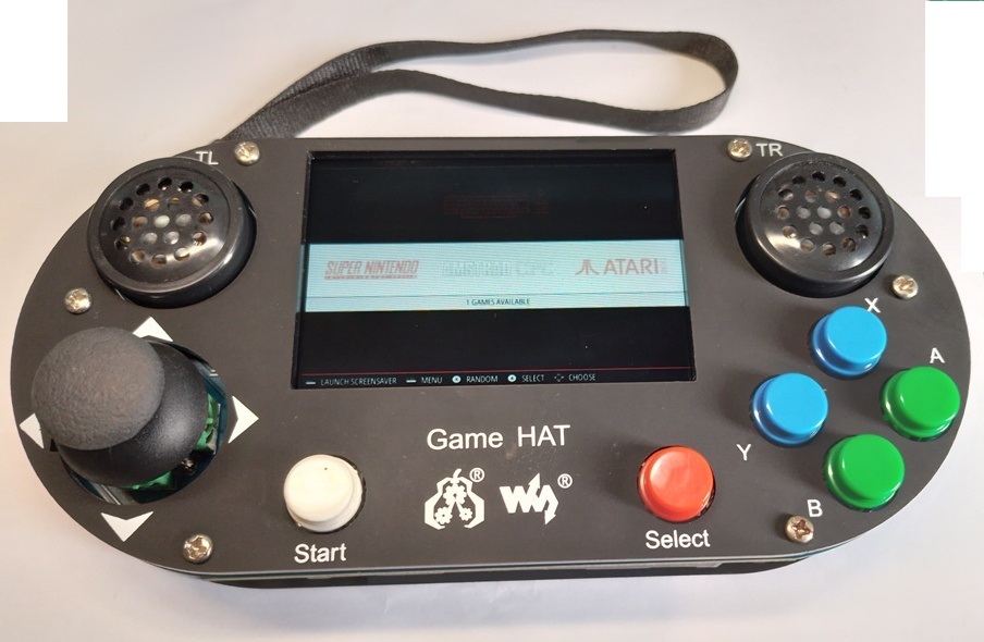 Game Hat Raspberry Pi 3B jogos retrô
